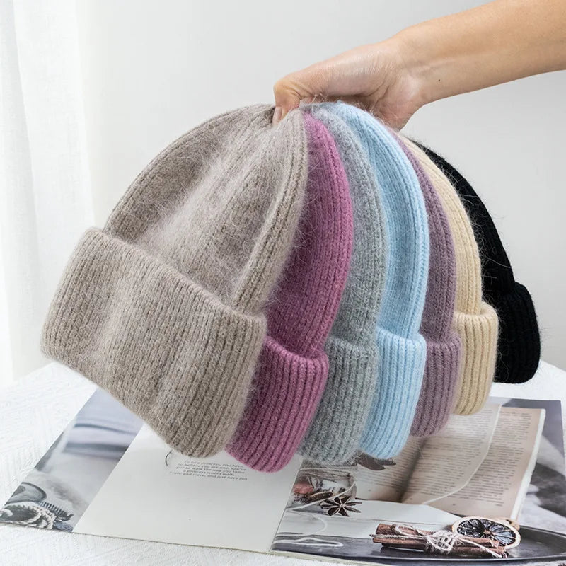 Cashmere Wool Knitted Beanie