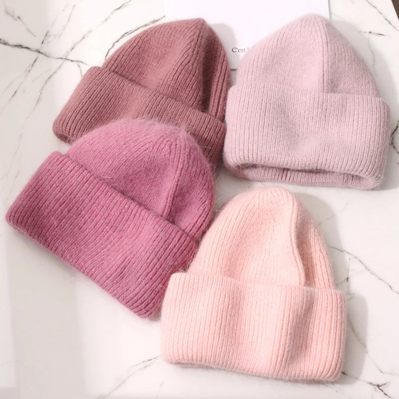 Cashmere Wool Knitted Beanie