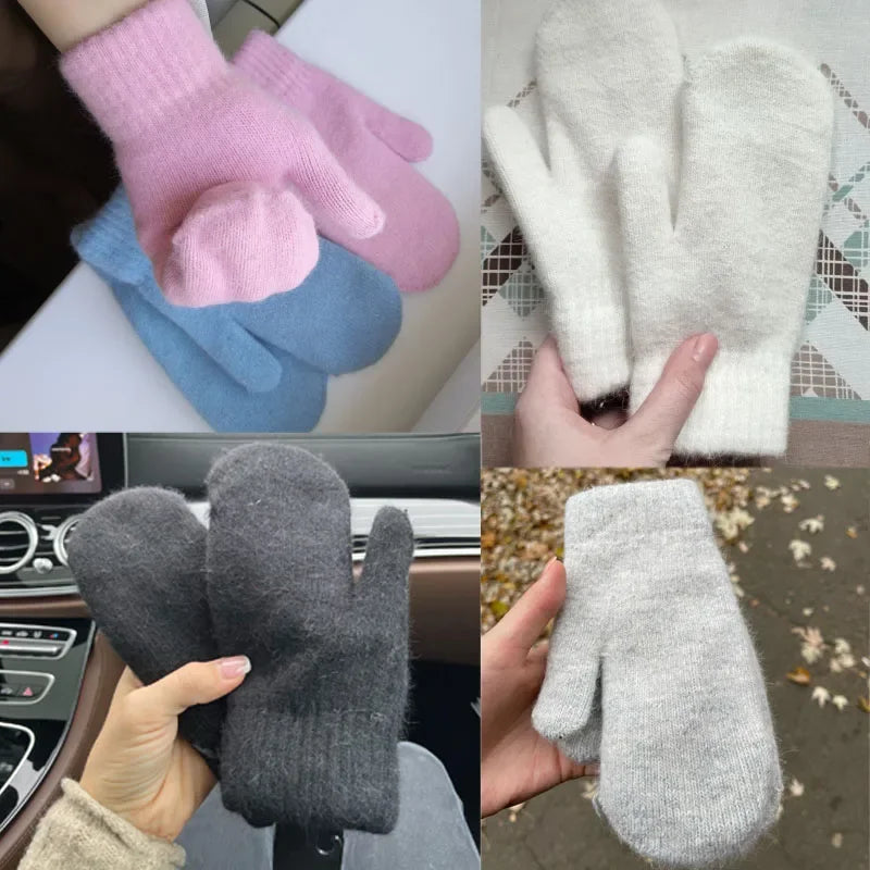 Knitted Winter Gloves