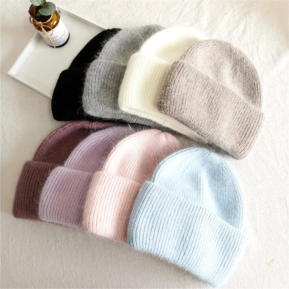 Cashmere Wool Knitted Beanie