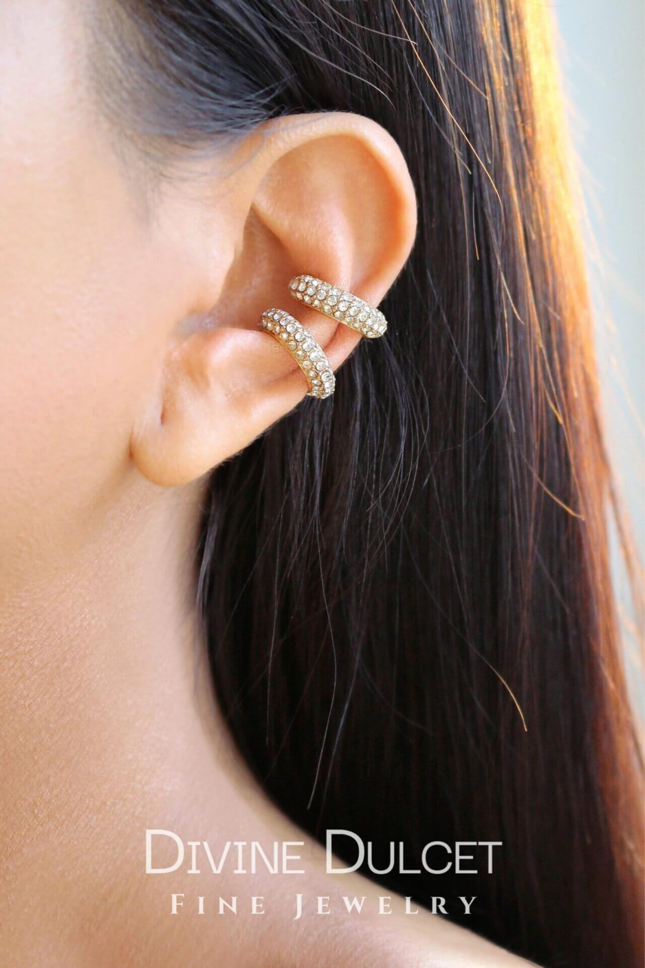 18 Karats Ear Cuffs (Pair)